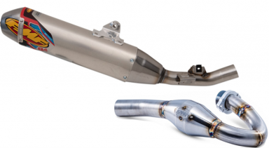 Main image of item: CRF450L/RL'21-25 FMF Q4 Full Exhaust System w/Megabomb Header